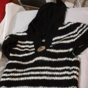 long half sleeve spring hoody sweater